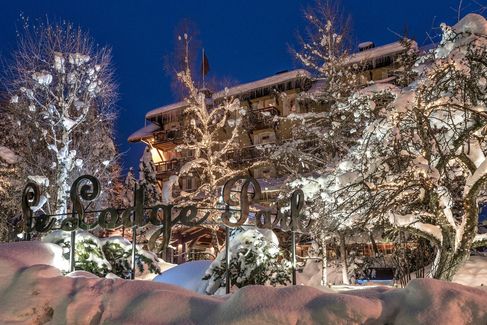 Lodge Park Megève Exterior foto