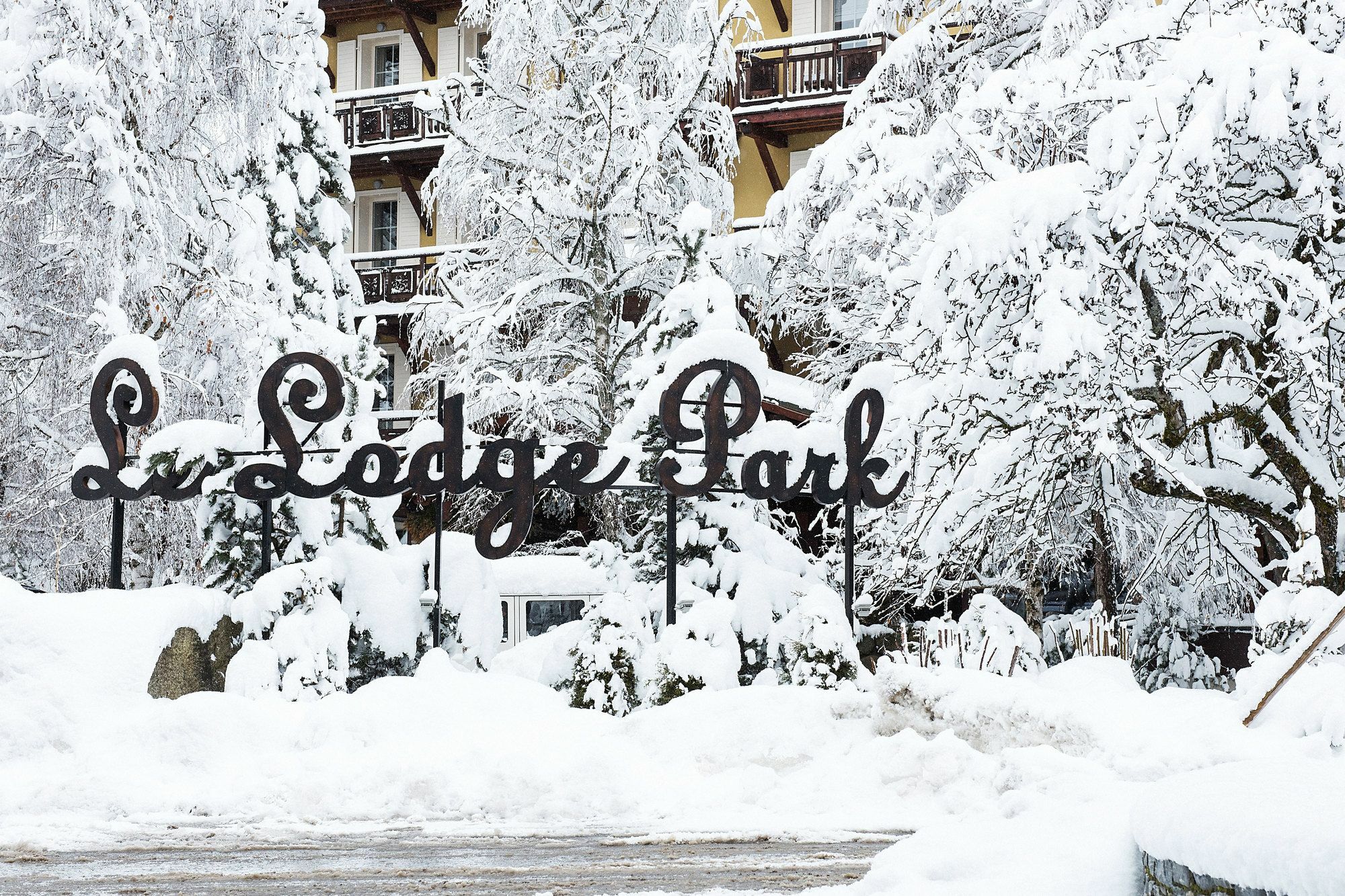 Lodge Park Megève Exterior foto